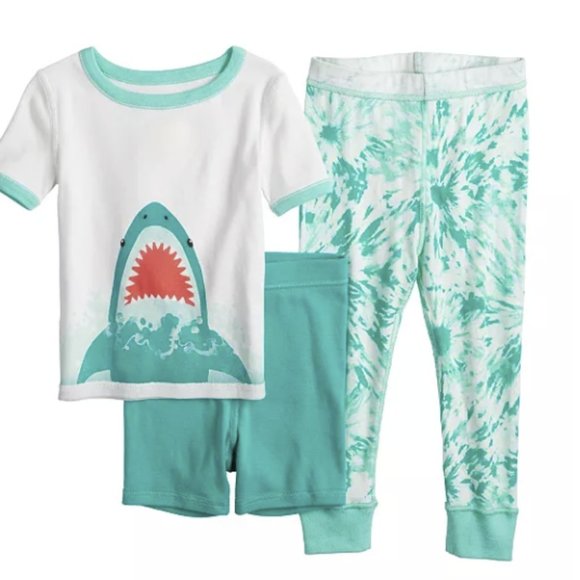 TODDLER JUMPING BEAN 3 PIECE PAJAMA SET SIZE 12M  #K47 - Picture 1 of 2